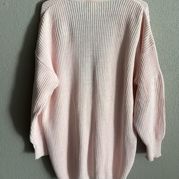 Pierre Cardin pink knit sweater size medium - Picture 10 of 13